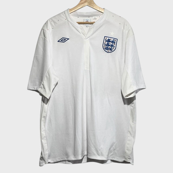 Umbro England Three Lions 2010 2011 2012 White Home Soccer Jersey 2XL - Laundry PDX