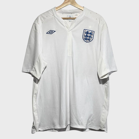 Umbro England Three Lions 2010 2011 2012 White Home Soccer Jersey 2XL - Laundry PDX