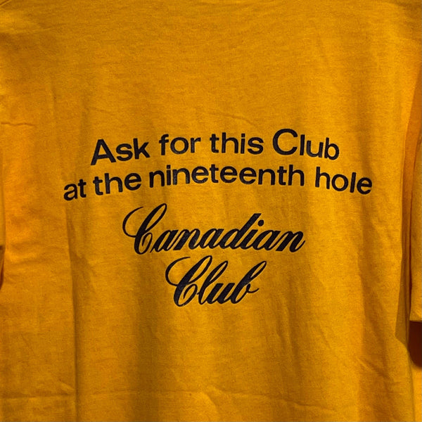 Vintage 1980s Minnesota Vikings Celebrity Golf Tournament Yellow NFL Tee Shirt Large Laundry PDX