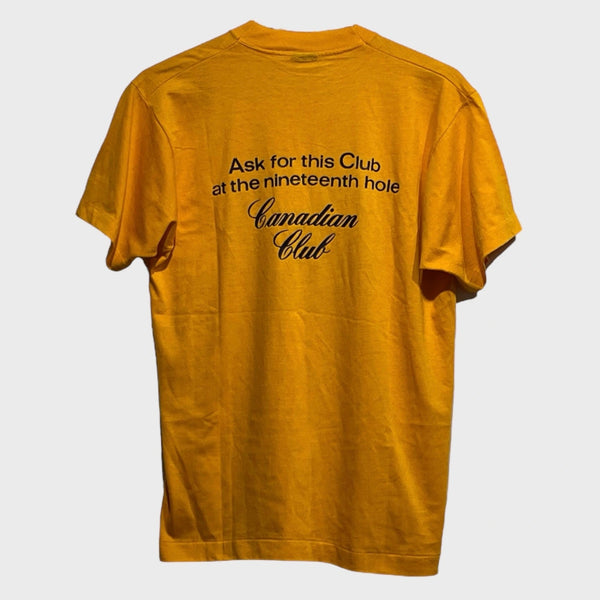 Vintage 1980s Minnesota Vikings Celebrity Golf Tournament Yellow NFL Tee Shirt Large Laundry PDX