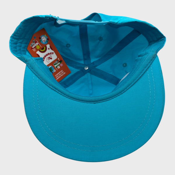 Vintage 1980s Seattle Mariners neon blue MLB baseball snapback hat Laundry PDX