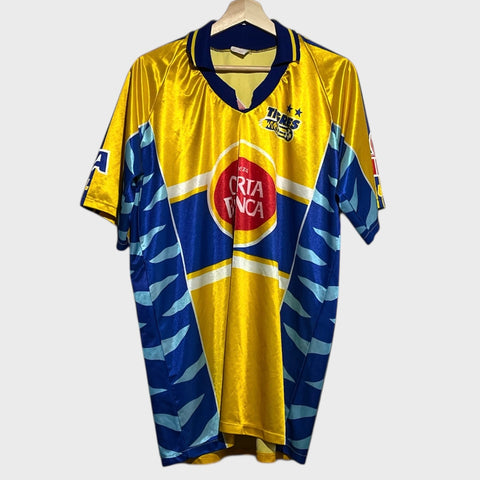 Vintage 1990s Originales Gavir Tigres Yellow Home Soccer Jersey Large - Laundry PDX