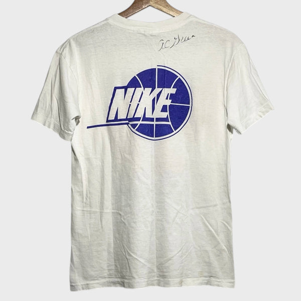 Vintage 1990s Nike AC Green Camp Autographed White Tee Shirt Small - Laundry PDX