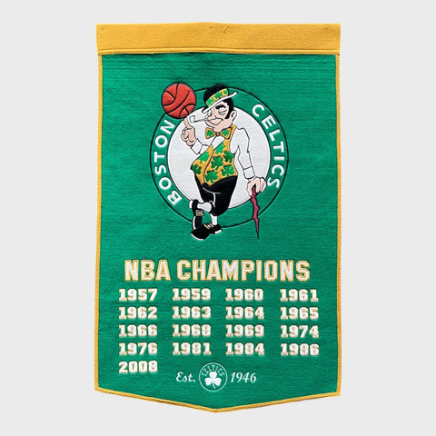 Vintage Boston Celtics NBA Champions Felt Banner Laundry PDX