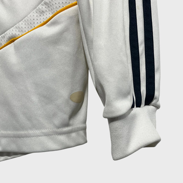 Vintage adidas David Beckham Los Angeles LA Galaxy White Long Sleeve Home MLS Soccer Jersey Medium Laundry PDX