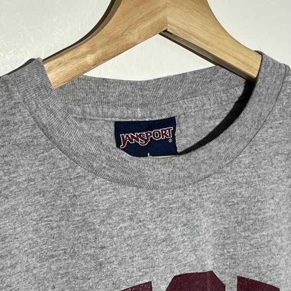 Vintage Jansport Washington State WSU Cougars Gray NCAA Football Tee Shirt Large Laundry PDX