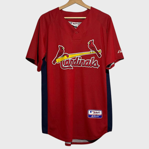 Vintage Majestic St. Louis Cardinals Red MLB Baseball Jersey Medium - Laundry PDX