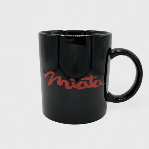 Vintage Mazda Miata Black Ceramic Coffee Mug - Laundry PDX