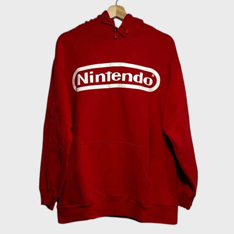 Vintage Nintendo Red Hoodie Sweatshirt Laundry PDX