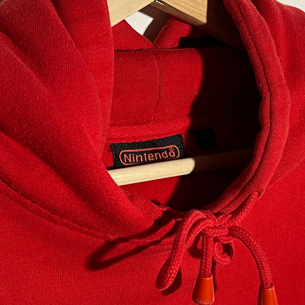 Vintage Nintendo Red Hoodie Sweatshirt Laundry PDX