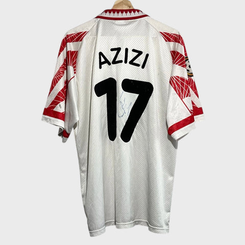 Vintage PUMA Khodad Azizi FC Koln 1996/97 Autographed Home Soccer Jersey Large - Laundry PDX