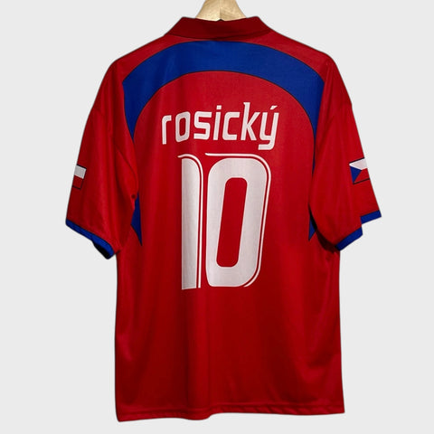Vintage Tomas Rosicky Czech Republic Red Home Soccer Jersey Medium - Laundry PDX