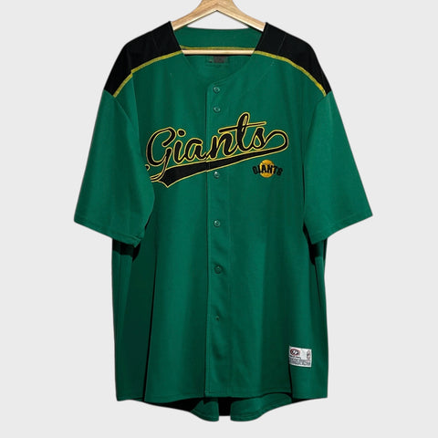 Vintage True Fan San Francisco Giants Green MLB Baseball Jersey 2XL - Laundry PDX