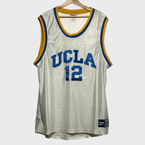 Reebok UCLA Bruins White NCAA Basketball Jersey XL Laundry PDX