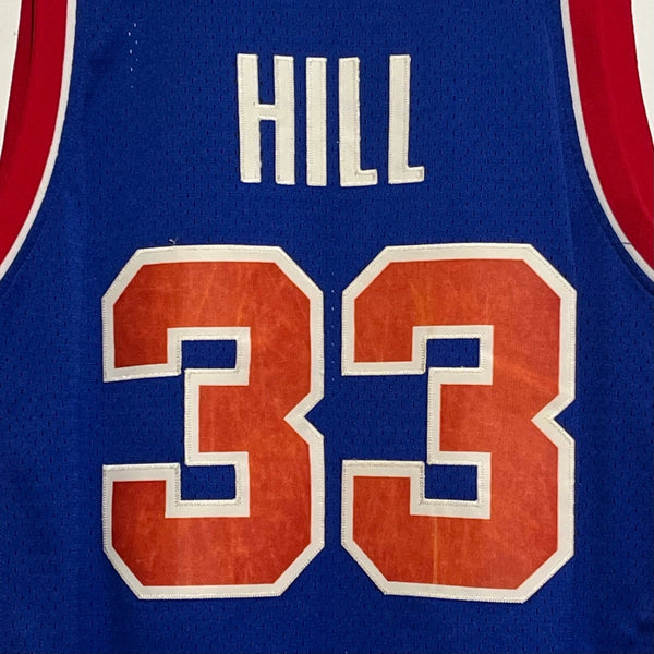 Vintage adidas Grant Hill Detroit Pistons Blue NBA Swingman Basketball Jersey XL - Laundry PDX