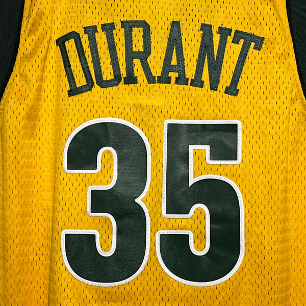 Vintage adidas Kevin Durant Seattle SuperSonics Yellow NBA Swingman Basketball Jersey XL - Laundry PDX