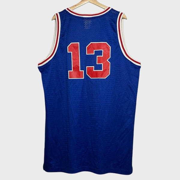 Vintage adidas Wilt Chamberlain Philadelphia 76ers Blue NBA Swingman HWC Jersey XL - Laundry PDX