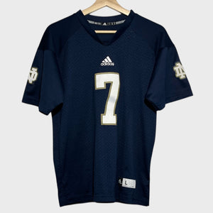adidas Notre Dame Fighting Irish Navy Blue NCAA Football Jersey Youth Large - Laundry PDX