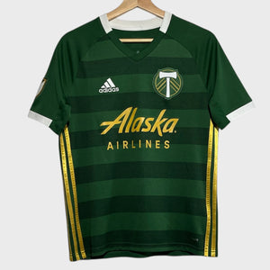 adidas Portland Timbers 2019/20 Green Home MLS Soccer Jersey Youth Large - Laundry PDX