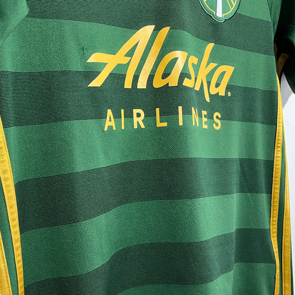 adidas Portland Timbers 2019/20 Green Home MLS Soccer Jersey Youth Large - Laundry PDX
