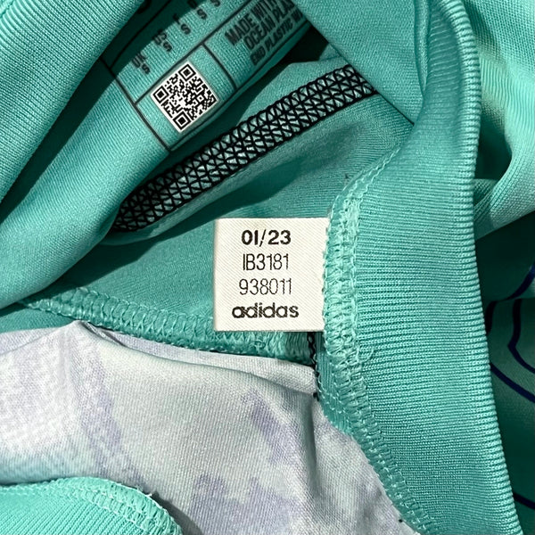 adidas Portland Timbers 2023 Teal Parley Soccer Training Jersey Small - Laundry PDX