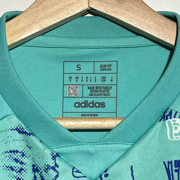 adidas Portland Timbers 2023 Teal Parley Soccer Training Jersey Small - Laundry PDX