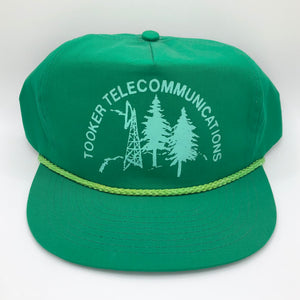 Vintage Tooker Telecommunications Snapback Hat