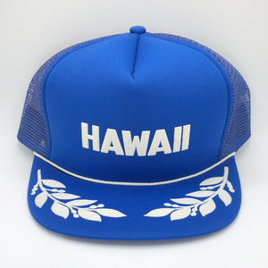 Vintage Hawaii Trucker Hat Blue