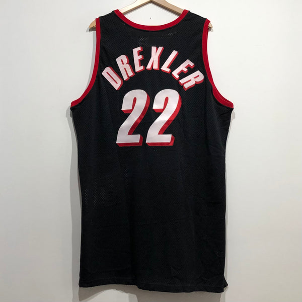 Vintage Clyde Drexler Portland Trail Blazers Jersey Authentic XL