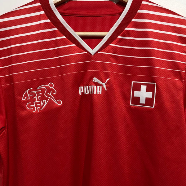 Switzerland Home Soccer Jersey S