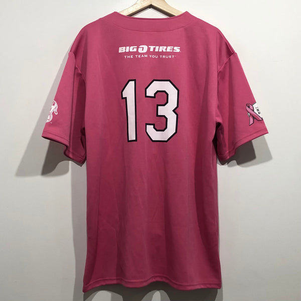 Oakland Athletics Jersey Strike Out Breast Cancer XL