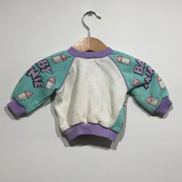 Vintage Baby Minnie Mouse Sweatshirt Disney Newborn