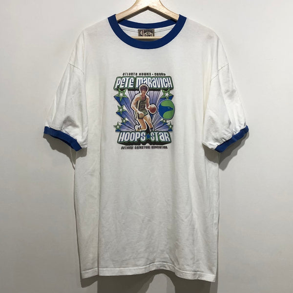 Vintage Pete Maravich Atlanta Hawks Shirt XL