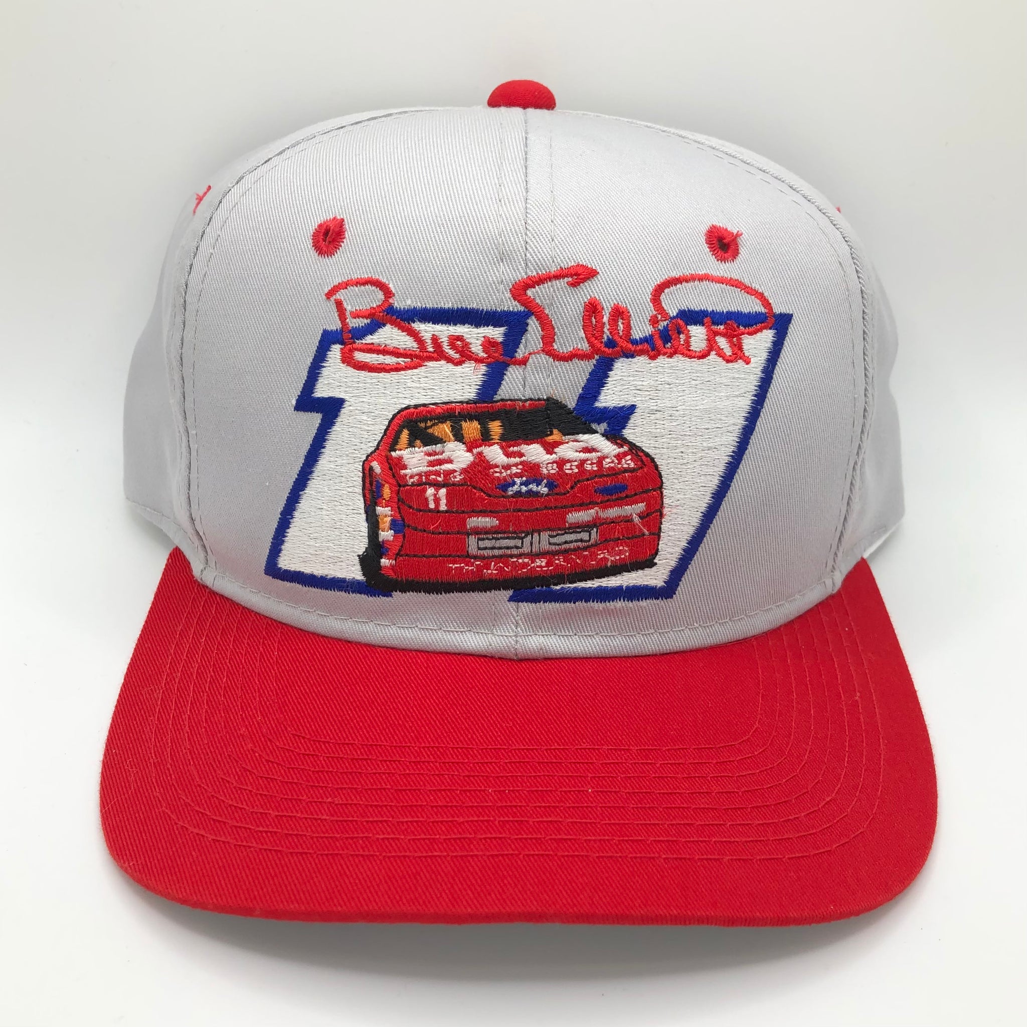 Vintage Bill Elliott Budweiser Racing Snapback Hat