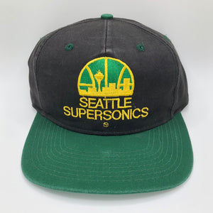 Vintage Seattle SuperSonics Snapback Hat Competitor
