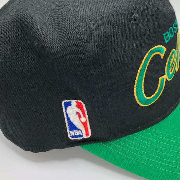 Vintage Boston Celtics Snapback Hat Sports Specialties Script