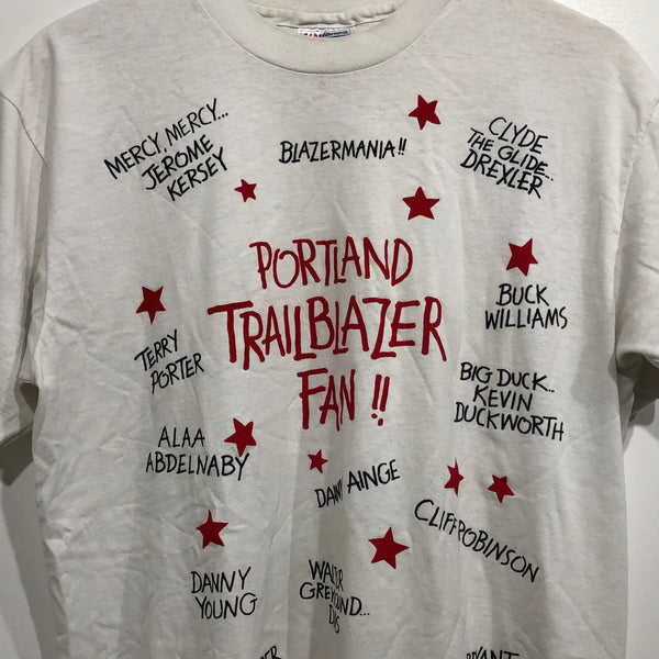 Vintage 1991 Portland Trail Blazers Fan Shirt L