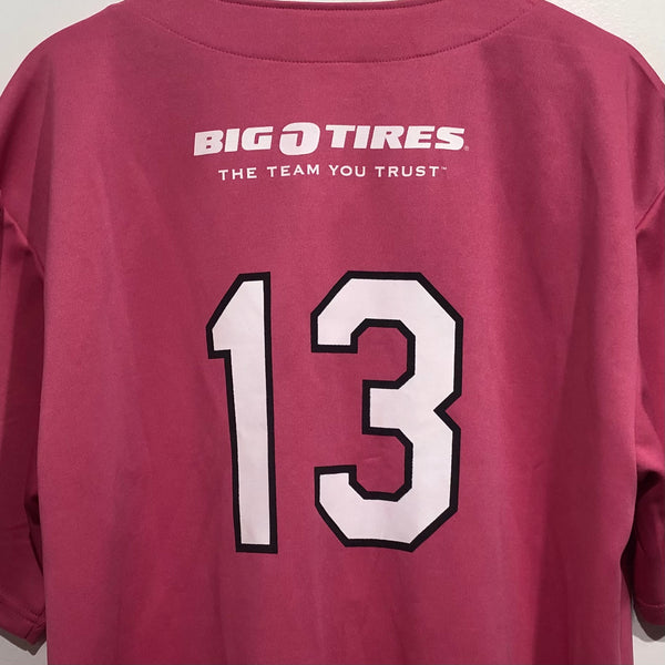 Oakland Athletics Jersey Strike Out Breast Cancer XL