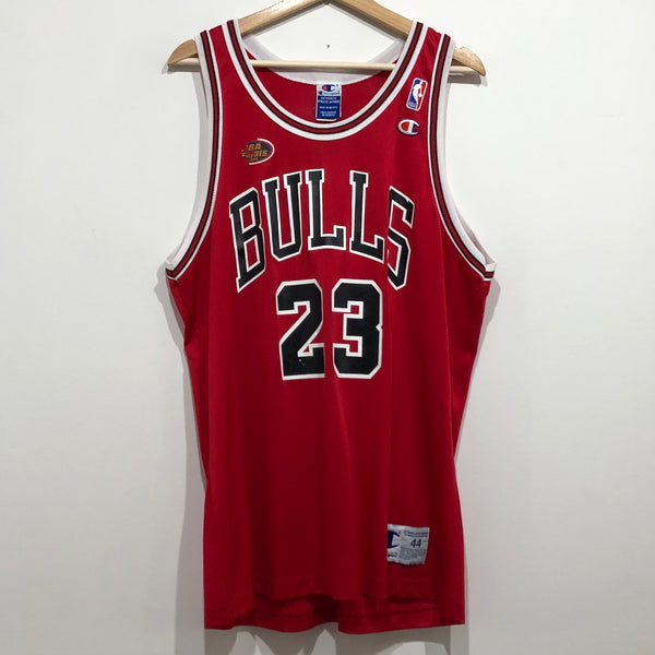 Vintage 1998 NBA Finals Michael Jordan Chicago Bulls Jersey L