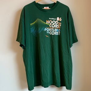 2006 Nike Hood To Coast Green Tee Shirt XL