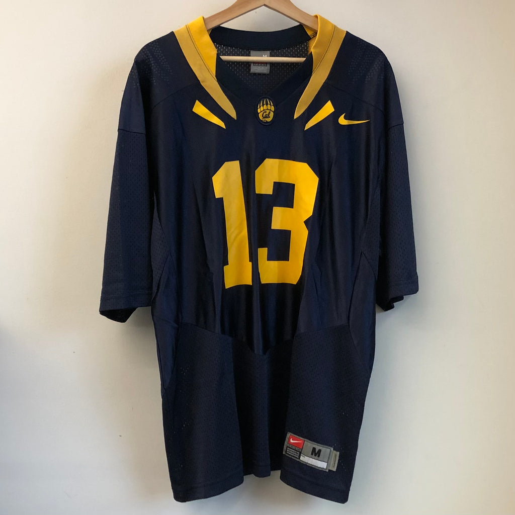 Camiseta de futebol Nike Cal Golden Bears edição de jogo. NOVO. Berkeley D1  QB Safety