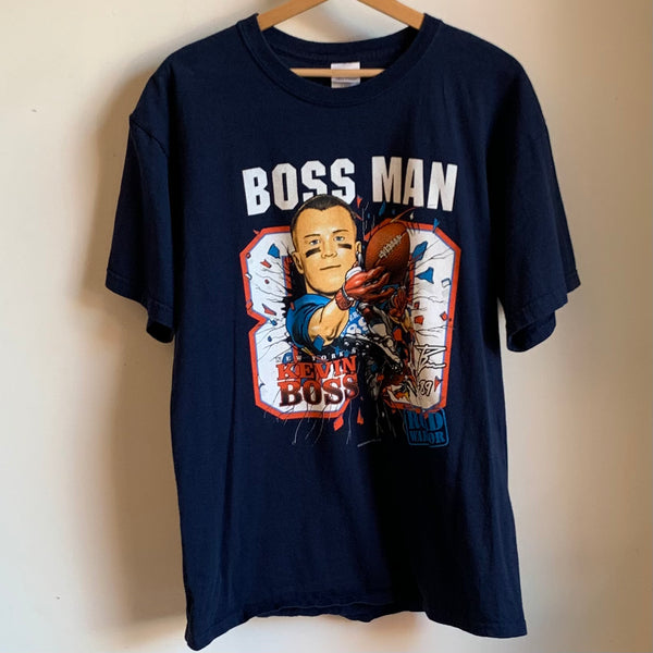 Vintage Kevin Boss New York Giants Shirt Caricature L