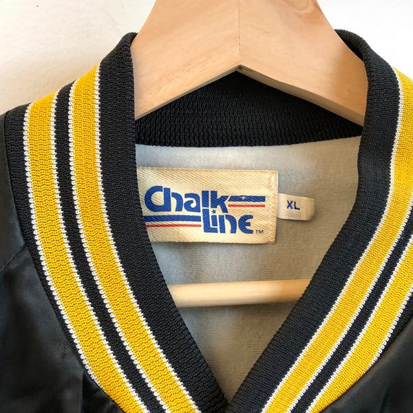 Vintage Wichita State Shockers Jacket Satin Chalk Line XL