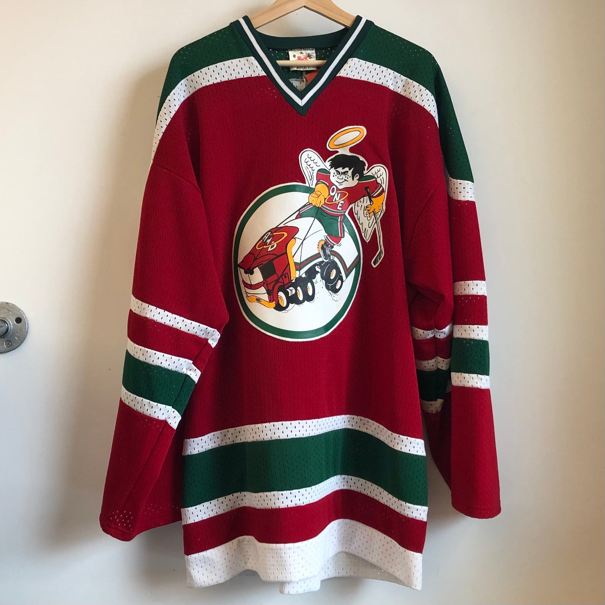 Vintage Nike Anaheim Ducks Jersey Ice Hockey Size XL