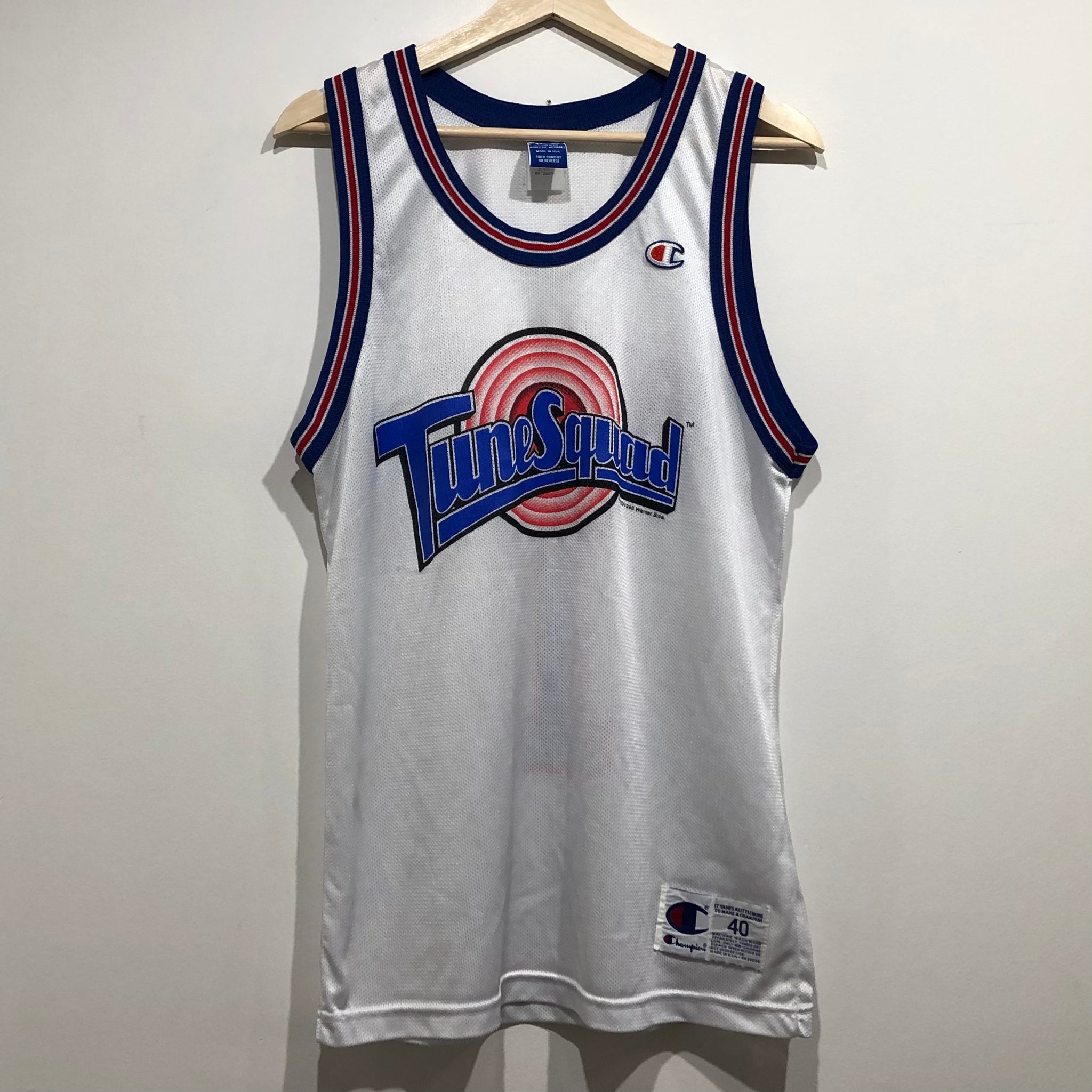 Tune squad champion hot sale jersey