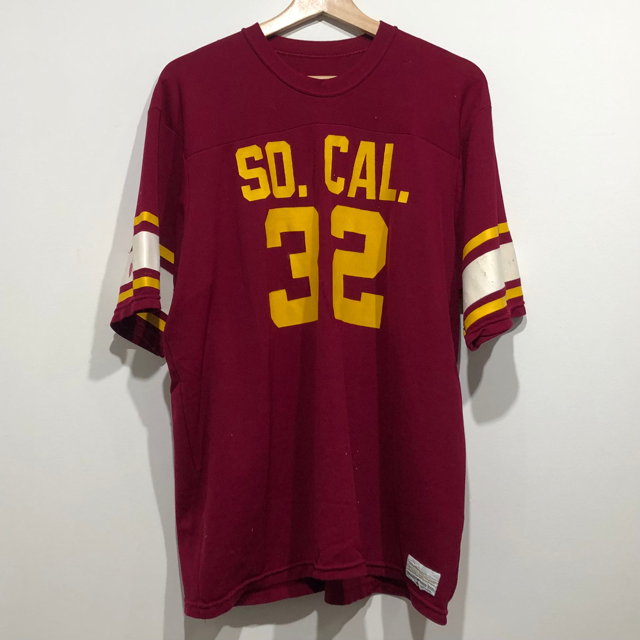 Vintage OJ Simpson USC Trojans Football Jersey Sand Knit L