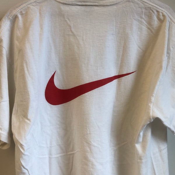 Vintage Nike Shop Shirt Big Swoosh L