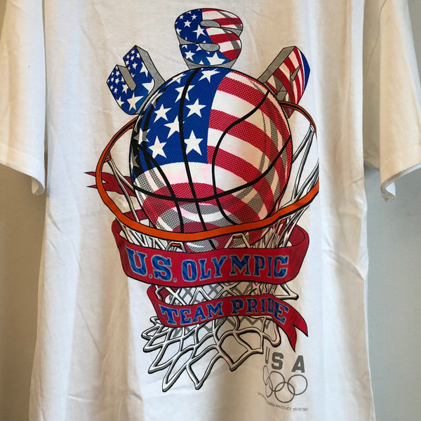 Vintage Team USA Basketball Shirt L