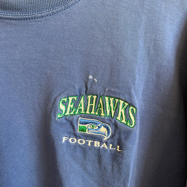 Champion Seattle Seahawks Blue/White/Green Tee Shirt