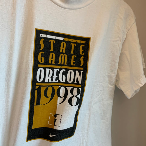 Vintage Nike Shirt State Games Of Oregon 1998 S